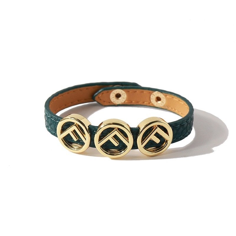 Unisex Adjustable Punk Style Letter Design Bracelet Leather Hand Chain Jewelry Accessories for Women and Men