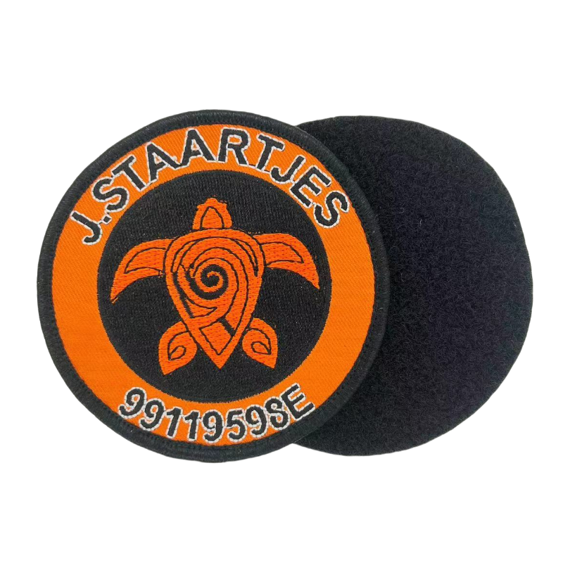 Factory Direct Sale Custom Clothing 3d Embroidered Patch Sew-On Hooks And Loops Self-Adhesive Backing Patches