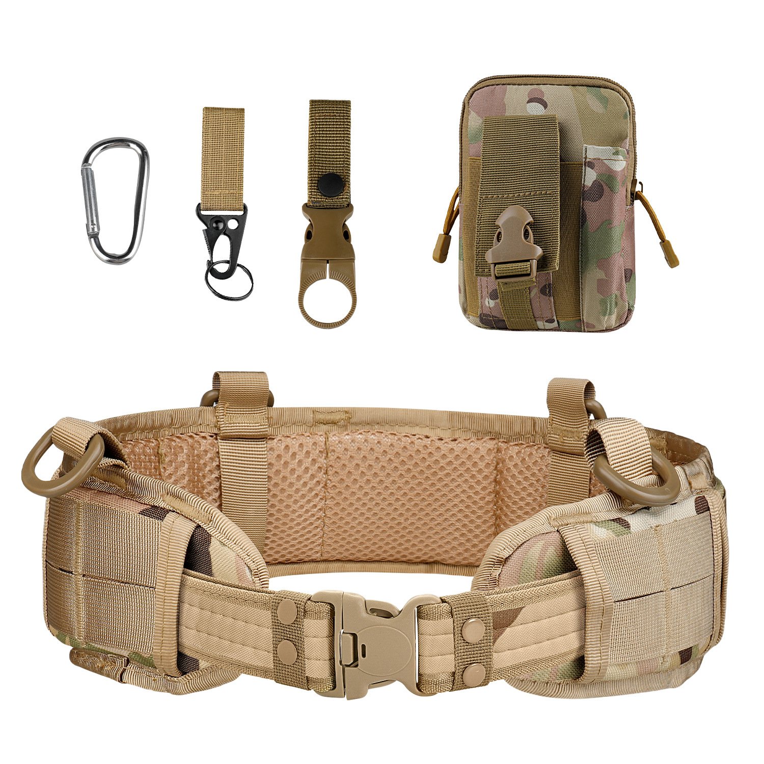 Outdoor Tactical Belt Multifunctional Quick Release Waist Cover with Buckle Nylon Fabric Stock E-Commerce Hot sale belt