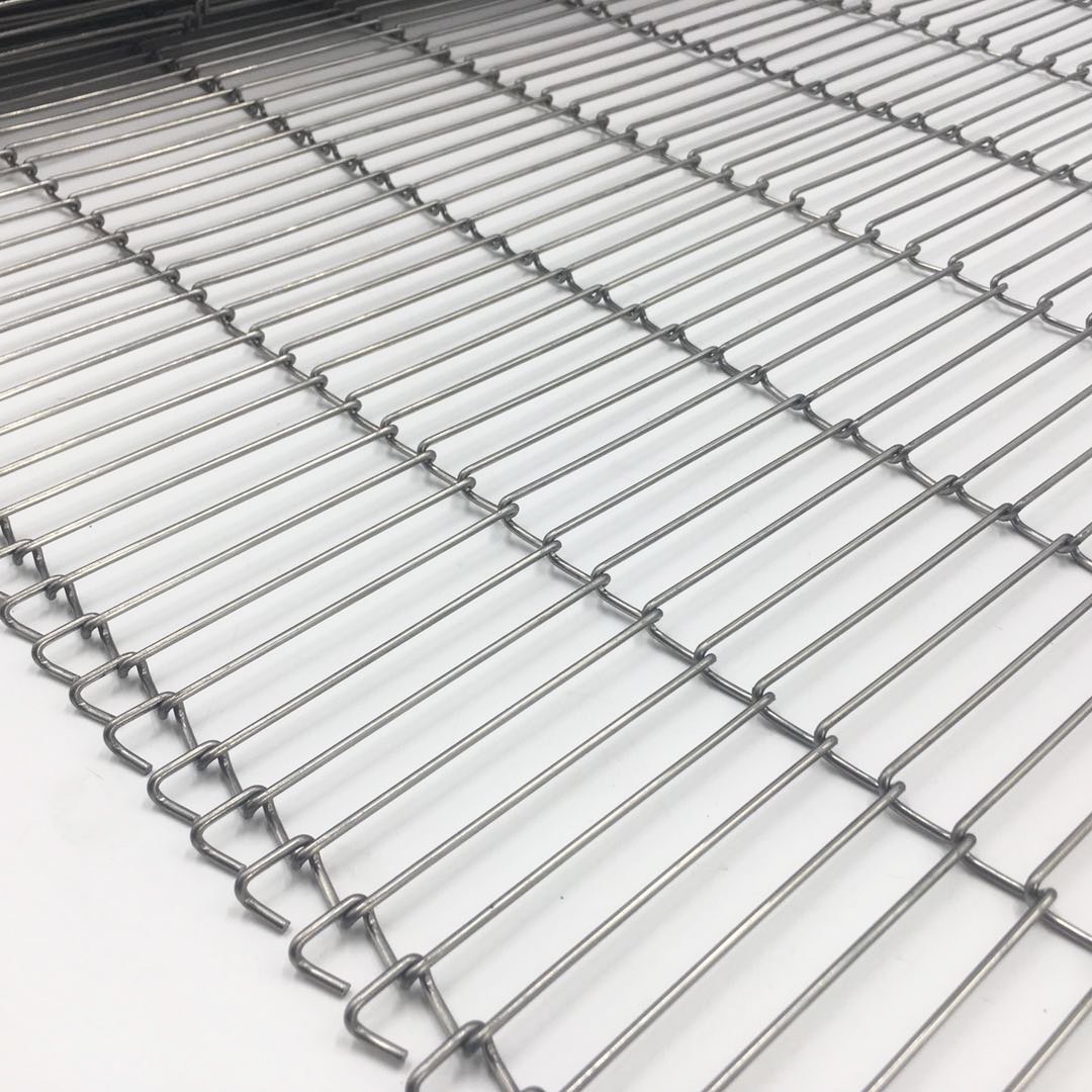 304 Stainless Steel Wire Mesh Ladder Chain Conveyor Belt Corrosion High Temperature Resistant Food Mining Restaurant New