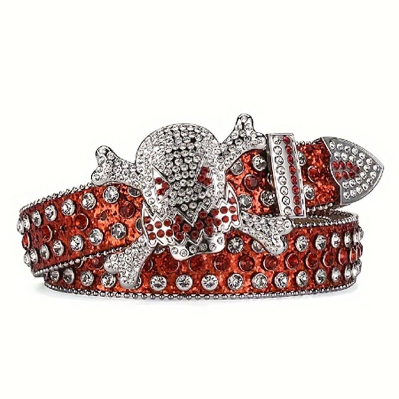 2024 New Trending Wholesale ladies fashion belts Factory Direct Supply chain belt luxury rhinestone