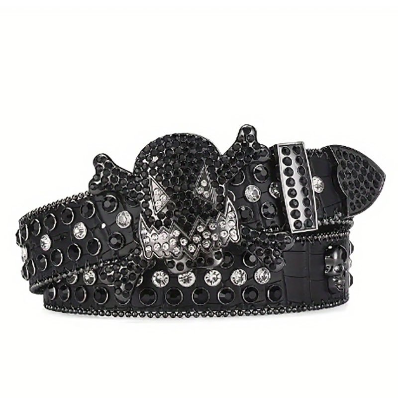 2024 New Trending Wholesale ladies fashion belts Factory Direct Supply chain belt luxury rhinestone