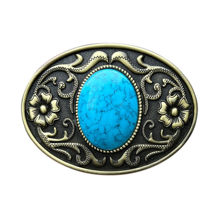 Western cowboy Hip-Hop hipster essential guitar versatile belt buckle