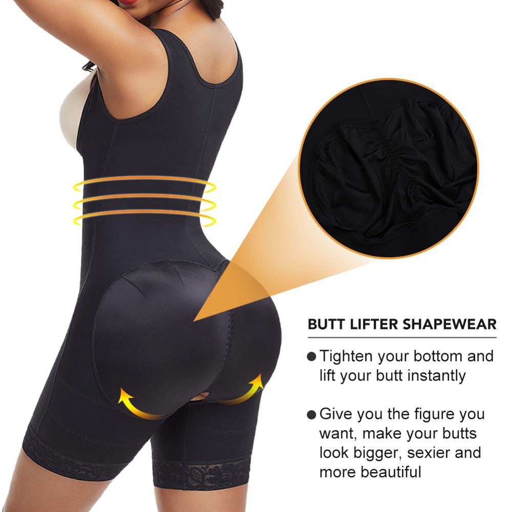 Hexin Shapewear Verified Pro WAISTDEAR Plus Size Underbust Bodysuit Zipper Shaper Colombianas Slimming Corset Shapewear Shaper