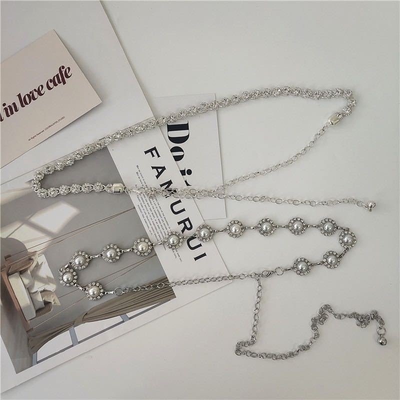 Stylish Hot Sparkling Glamorous Ladies Jewelry Full Of Rhinestones With Zircon Waist Chain