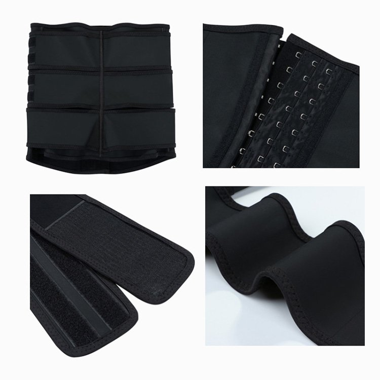 hexin wholesale private label slimming high waist latex women fitness waist trainer