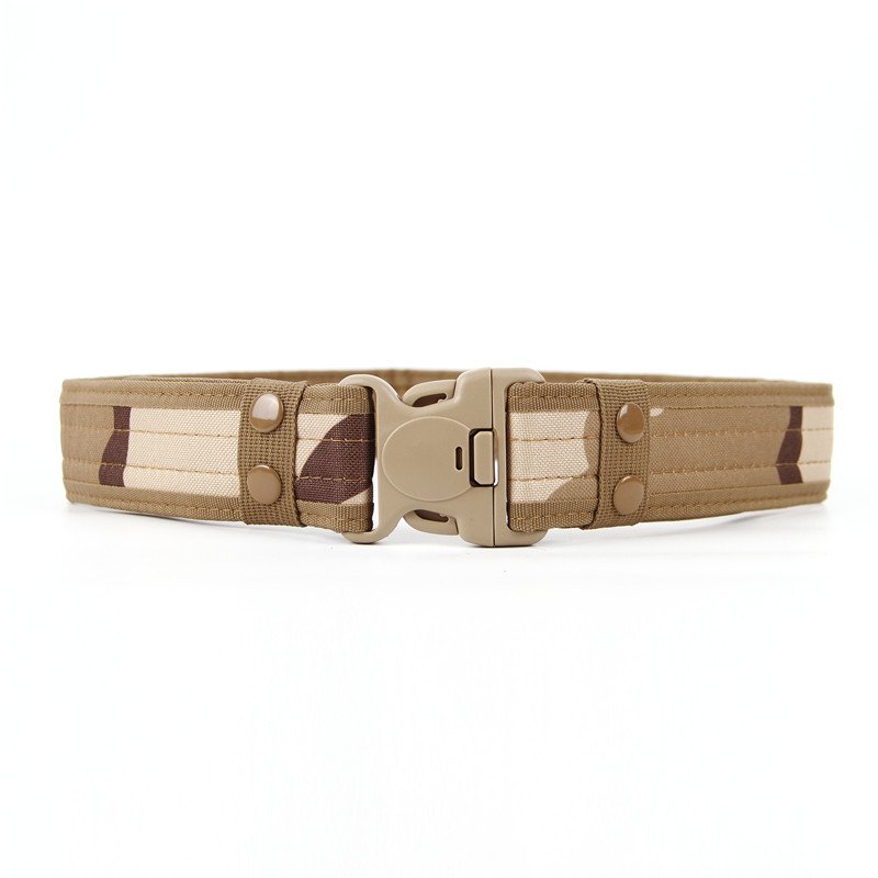 Factory customized Outdoor Heavy Duty custom Waist Adjustable Tactical Belt with Quick-Release Plastic Buckle Men Canvas belt