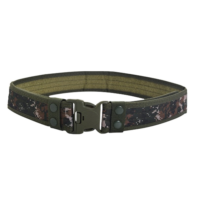 Factory customized Outdoor Heavy Duty custom Waist Adjustable Tactical Belt with Quick-Release Plastic Buckle Men Canvas belt