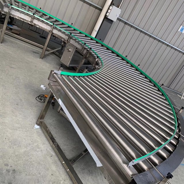 High quality ODM OEM 90 Degree 180 degree Curved roller conveyor / Taper roller conveyor
