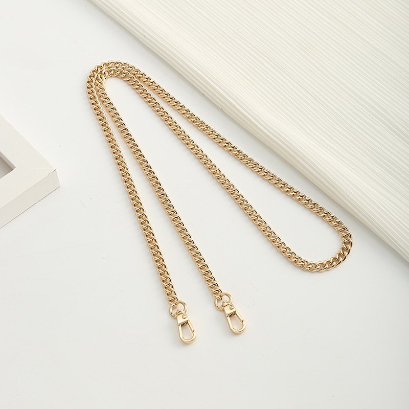BC029 High-end Fancy Bag Chain Gold Durable Metal Chains For Handbag Handles Light Gold Bag Strap Hardware