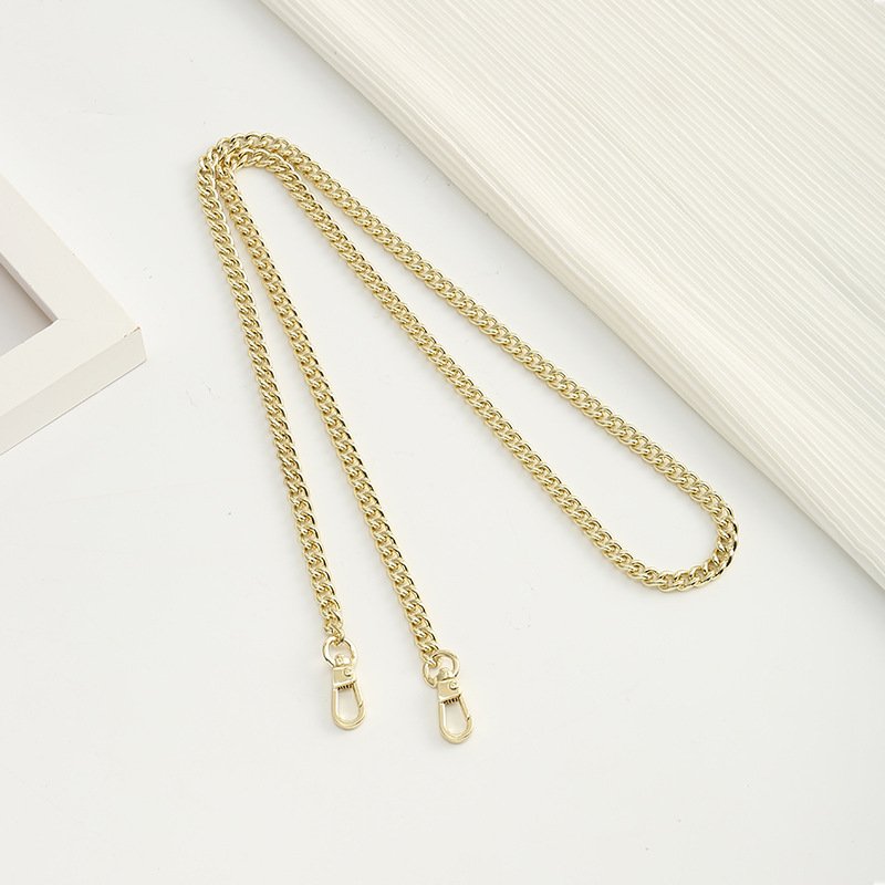 BC029 High-end Fancy Bag Chain Gold Durable Metal Chains For Handbag Handles Light Gold Bag Strap Hardware