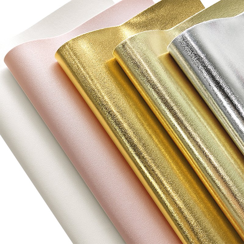 Solid Color Plain Color Soft Low Price Sofa Leather Upholstery Synthetic Leather for Wallet Key Chain Making