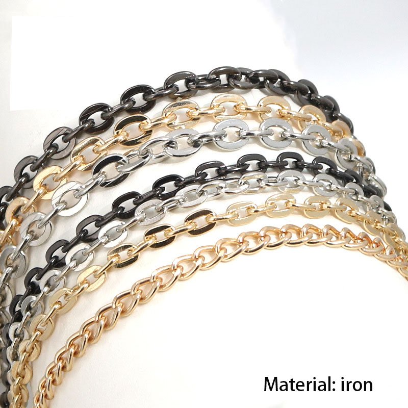 Beautiful Metal Bag Chain Purses Shoulder Strap Chain Shoulder Strap Crossbody Bag Strap Replacement For Bag Chain Accessories