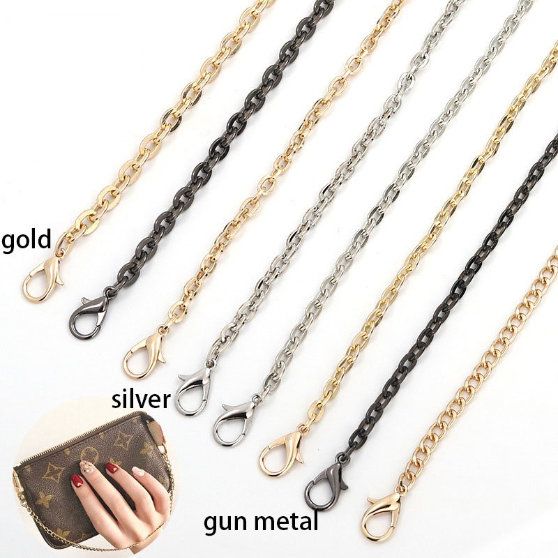 Beautiful Metal Bag Chain Purses Shoulder Strap Chain Shoulder Strap Crossbody Bag Strap Replacement For Bag Chain Accessories