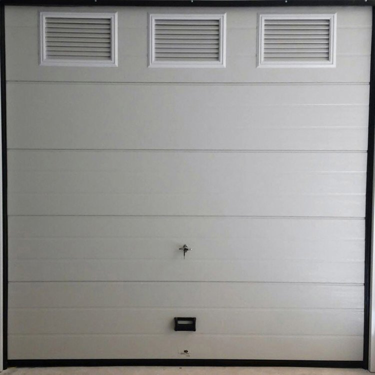 Wholesale Electric Double Track Steel Panel Overhead Lift Garage Door