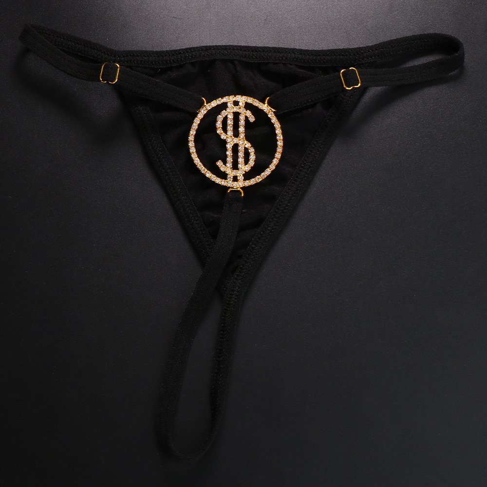 Customized Sexy Gold Plated Waist Chain Jewelry Dollar Charm Waist Chain Belt Women Waist Thong Body Chain
