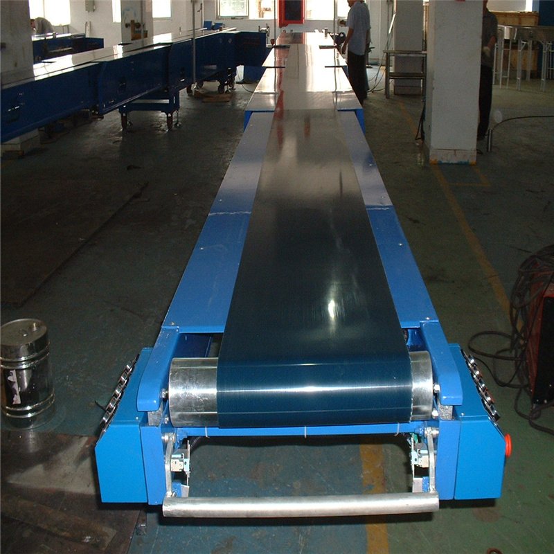Telescopic belt conveyor loading and unloading cargo equipment machine