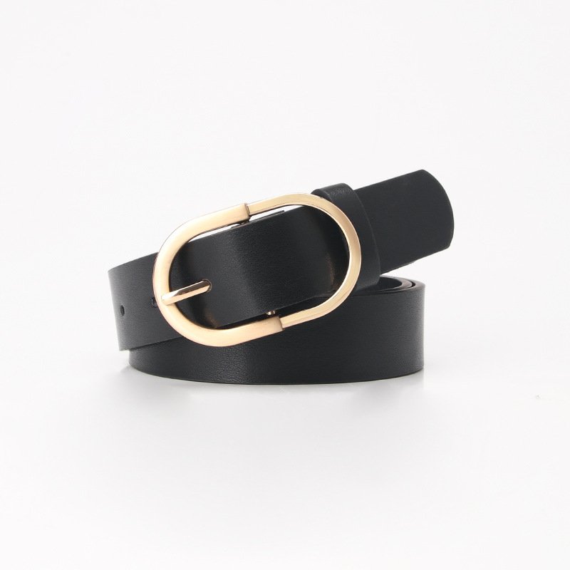Factory Sale Women's Men's Fashion Rivet Western Belt Punk Metal Buckles ladies waist belt