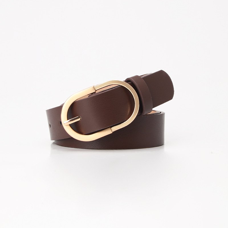 Factory Sale Women's Men's Fashion Rivet Western Belt Punk Metal Buckles ladies waist belt