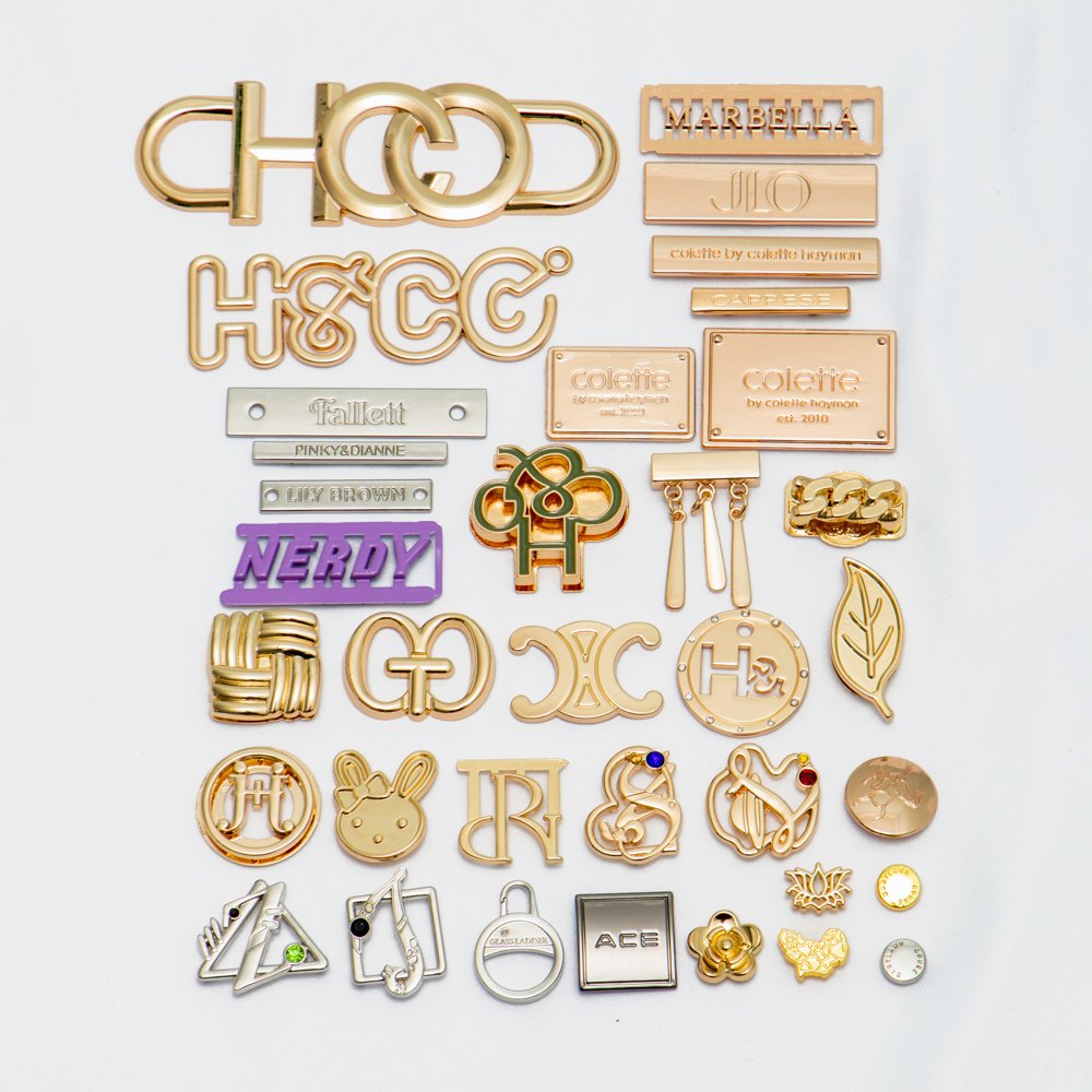 Custom-made Zinc Alloy Logo Custom Bag Hardware
