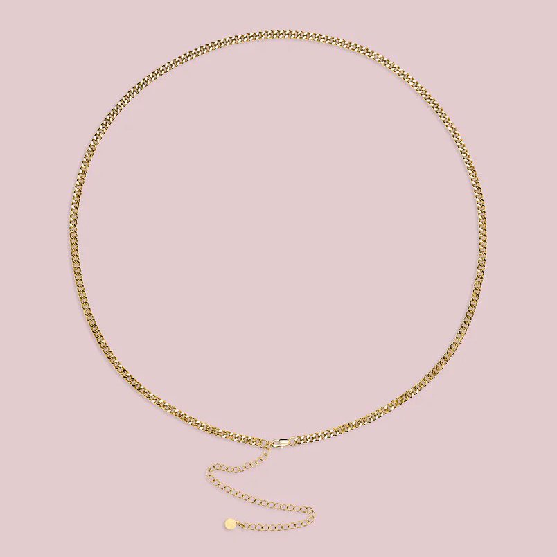 Customized Belly Bikini Gold Body Chain Belt 925 Silver Waist Chain For Women