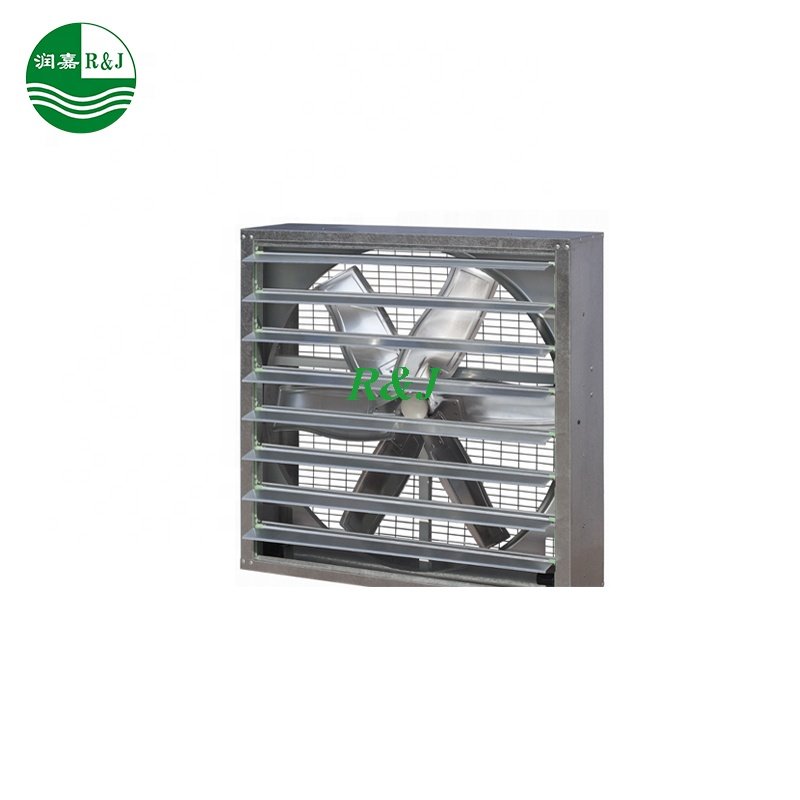 800mm Stainless Steel Automatic Shutter Roof Mounted Air Cooling Greenhouse Exhaust Ducted Axial Fans