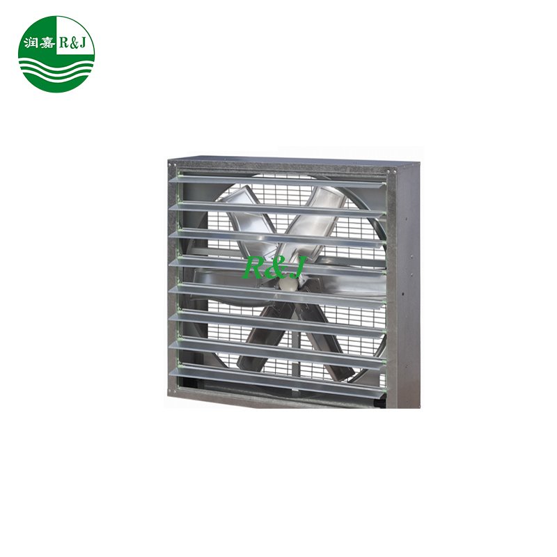 800mm Stainless Steel Automatic Shutter Roof Mounted Air Cooling Greenhouse Exhaust Ducted Axial Fans