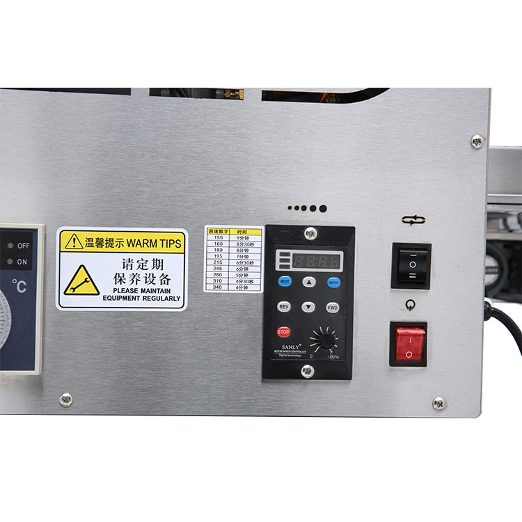 Gas Heating Chain Belt Baking Oven Commercial Hot Air Convection Gas Conveyor Pizza Oven For Fast Food Restaurant