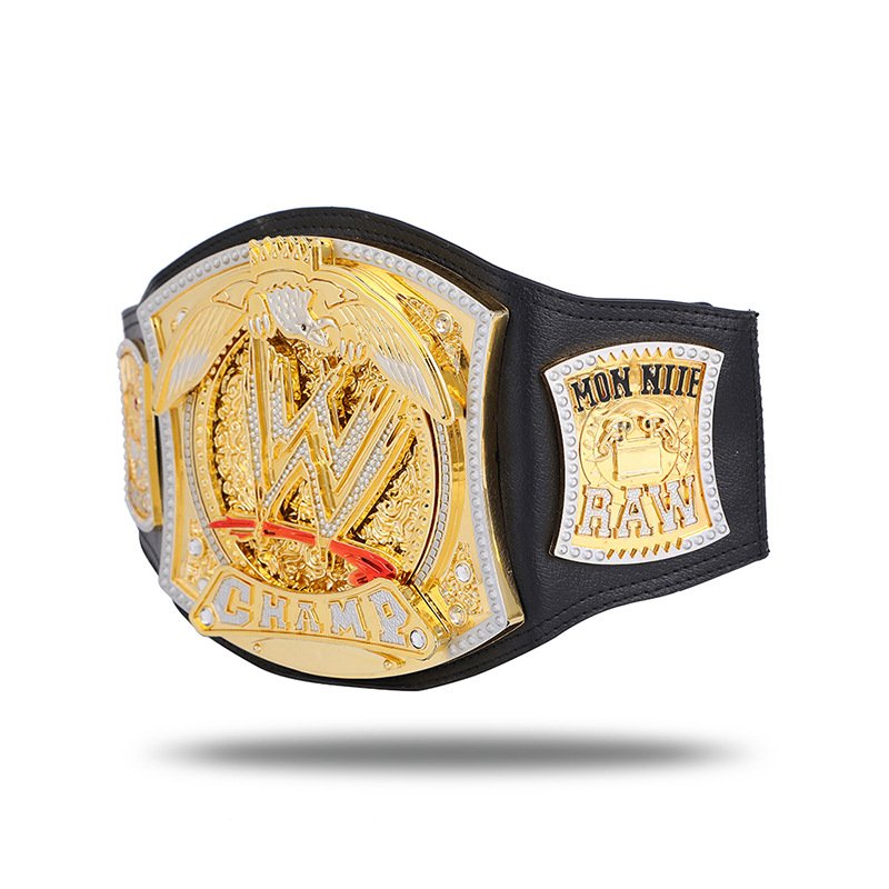 Wholesale Customizable Metal Medal Football and Wrestling Championship Belt Fashion Adjustable Design