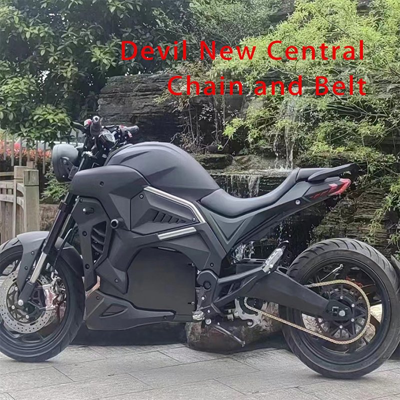 longzustar devil model Big Power Lithium Battery Quality chain and belt Citycoco adult motorcycle Electric bike Motorcycles