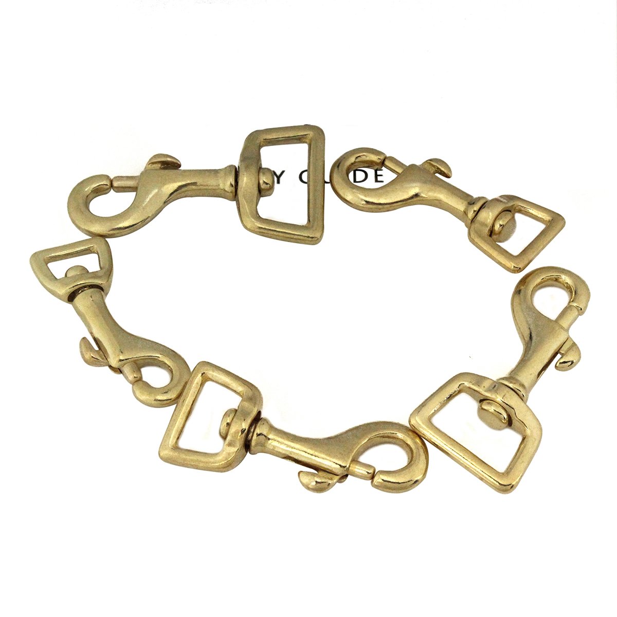 Solid Brass Swivel Eye Snap Hook Bolt Trigger Clip Lobster Clasp for Leather Craft Bag Strap Belt Pet Dog Leash Keychain