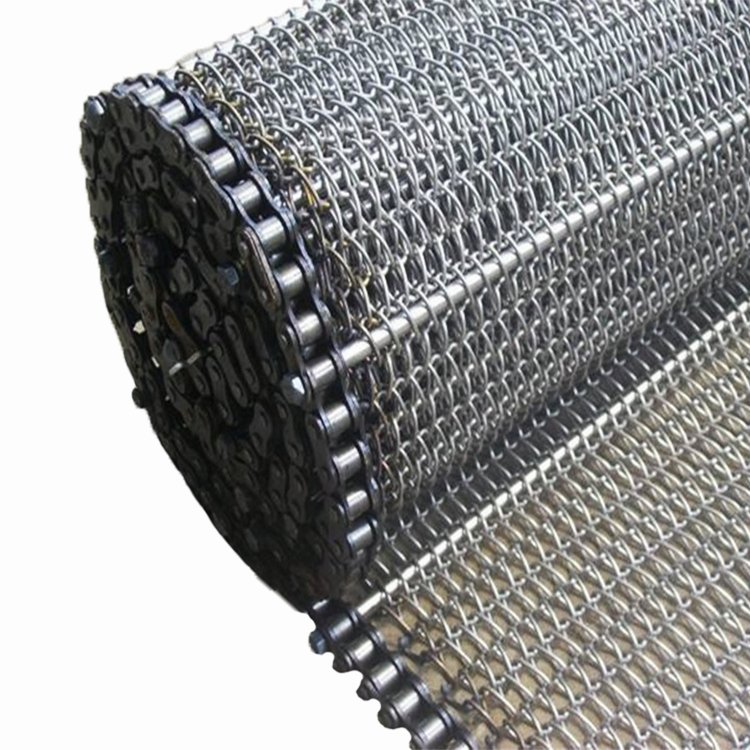 304 Stainless Steel Wire Mesh Spiral Chain Belt