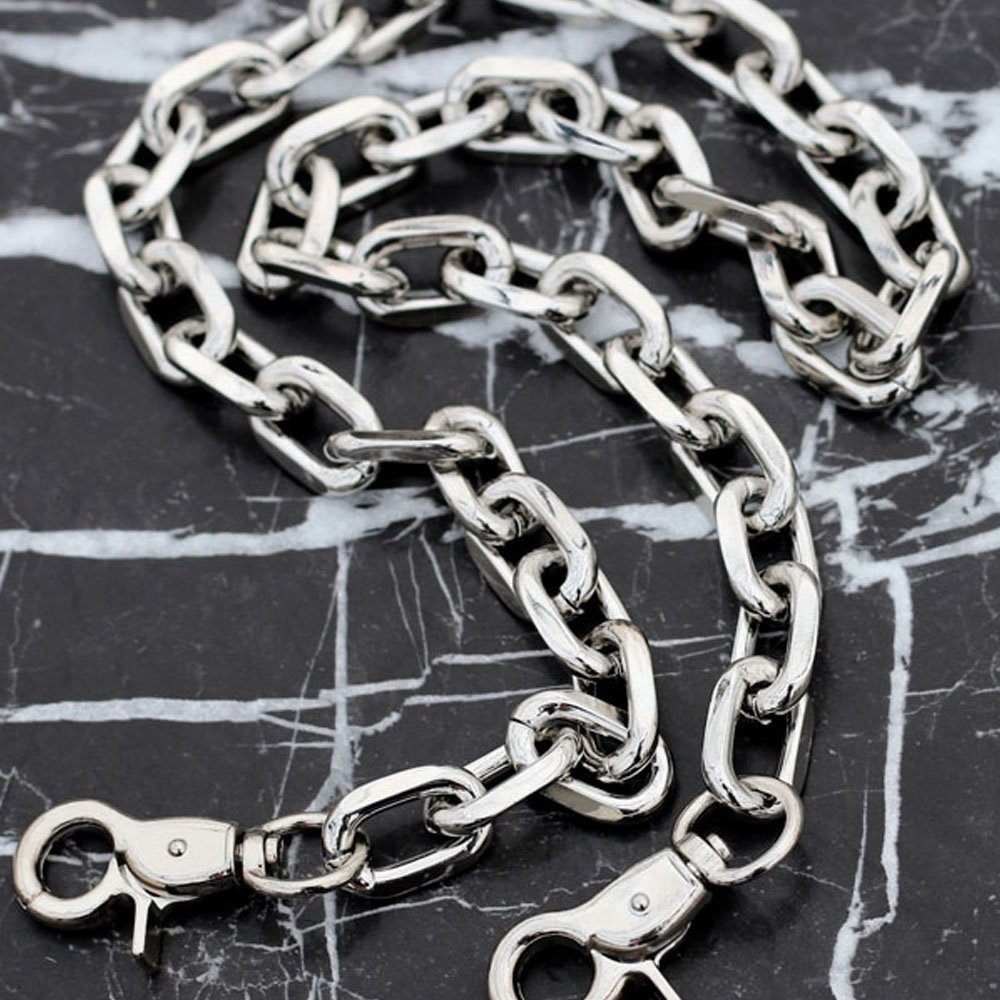 Manufacturers direct high - quality waist chain accessories hip hop chain pants for men and women decorative silver waist chain