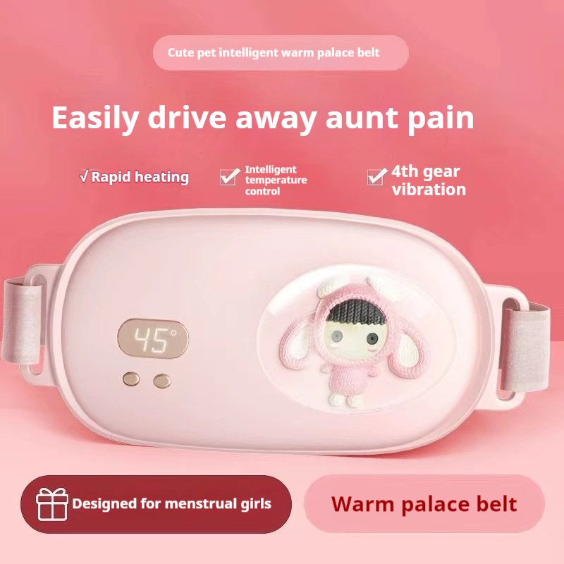 Warm Palace Heating Belt with Four Vibration Massage Modes Period Pain Relief Healthcare Supply