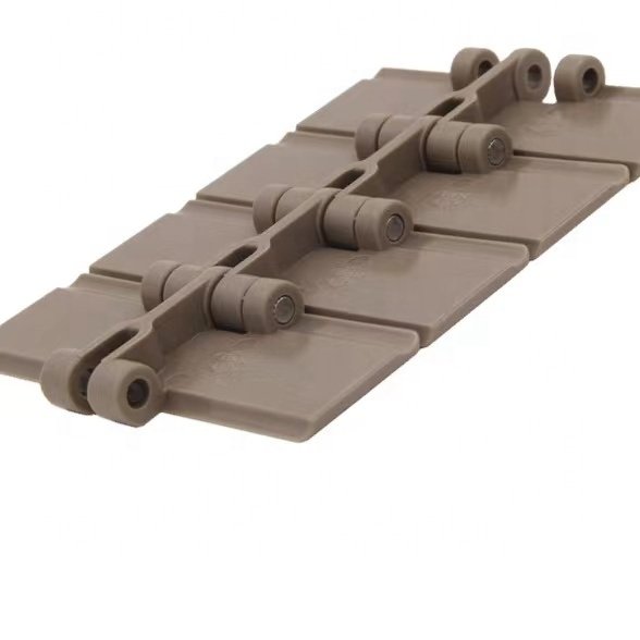 Factory wholesales 820 plastic single plastic table top chain straight slat top conveyor chain with good price