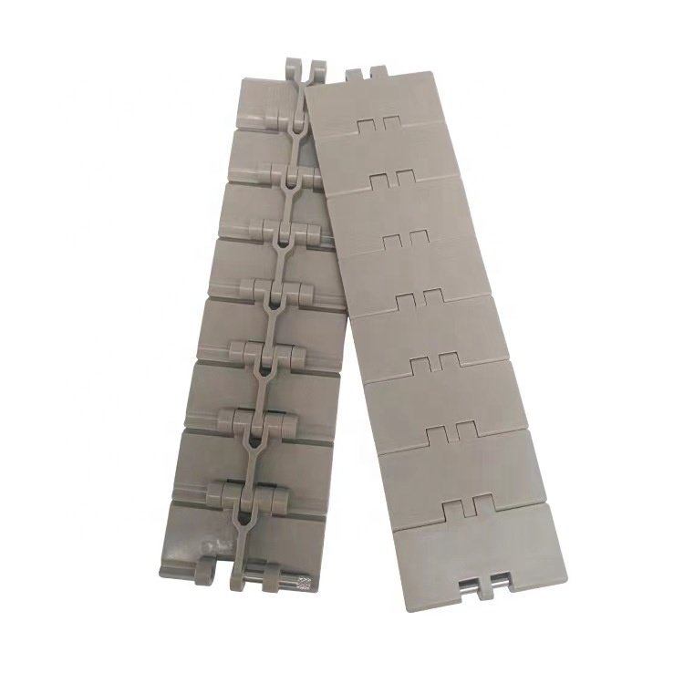 Factory wholesales 820 plastic single plastic table top chain straight slat top conveyor chain with good price