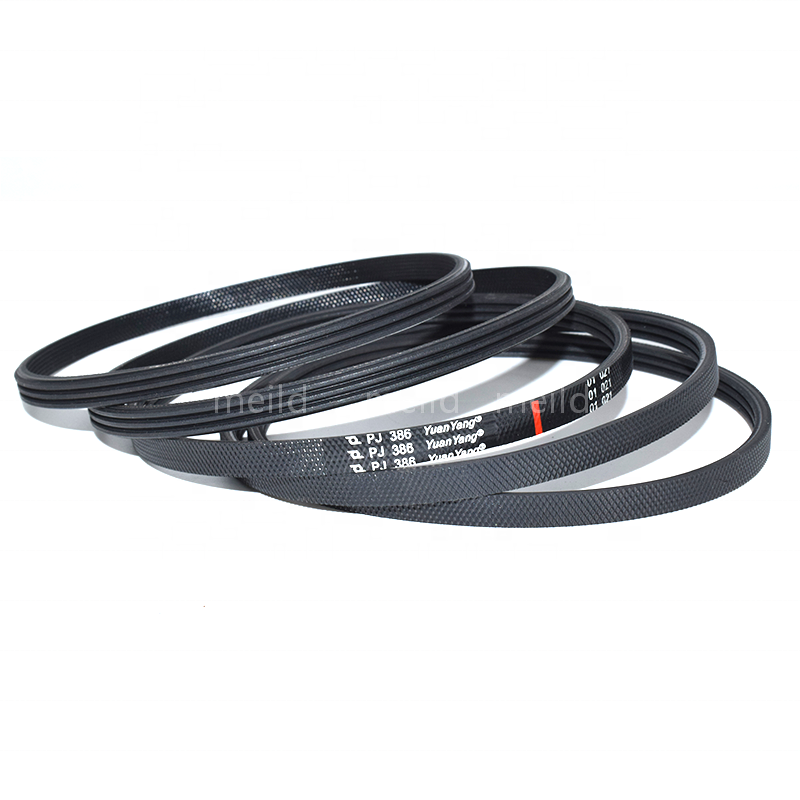 pj386 V-ribbed belt pj Rubber V-ribbed belt pj Molded V-ribbed belt