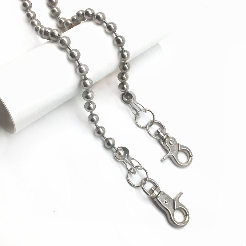 New Design Fashion Men Punk Jewelry Metal Belt Chain Rock Punk Beads Trousers Chain