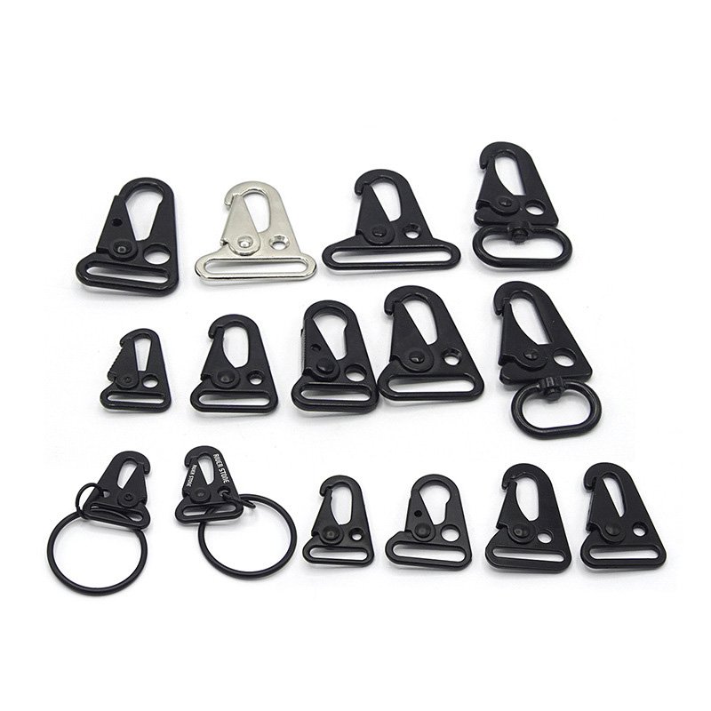 Enlarged Eagle Mouth Clips Tactical Gear Keychain Spring Hooks Sling Clasp Carabiner Buckle For Outdoor Paracord Bag Backpack