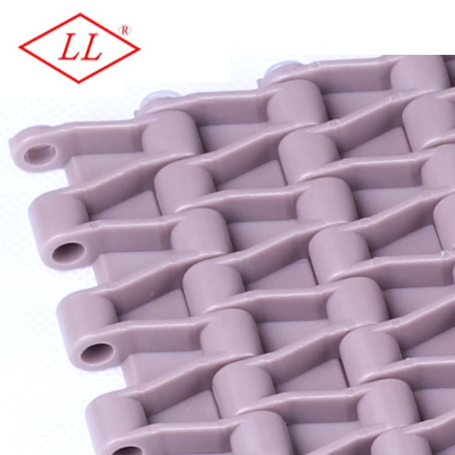 Plastic Modular belt with Cleats for food and beverage (T-400)