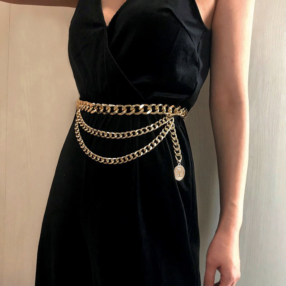 New Pants Belt Chain Clothing Accessories Multi-layer Waist Chain Hip Hop Tassels Fashion Special Appearance Choker Jewelry gift