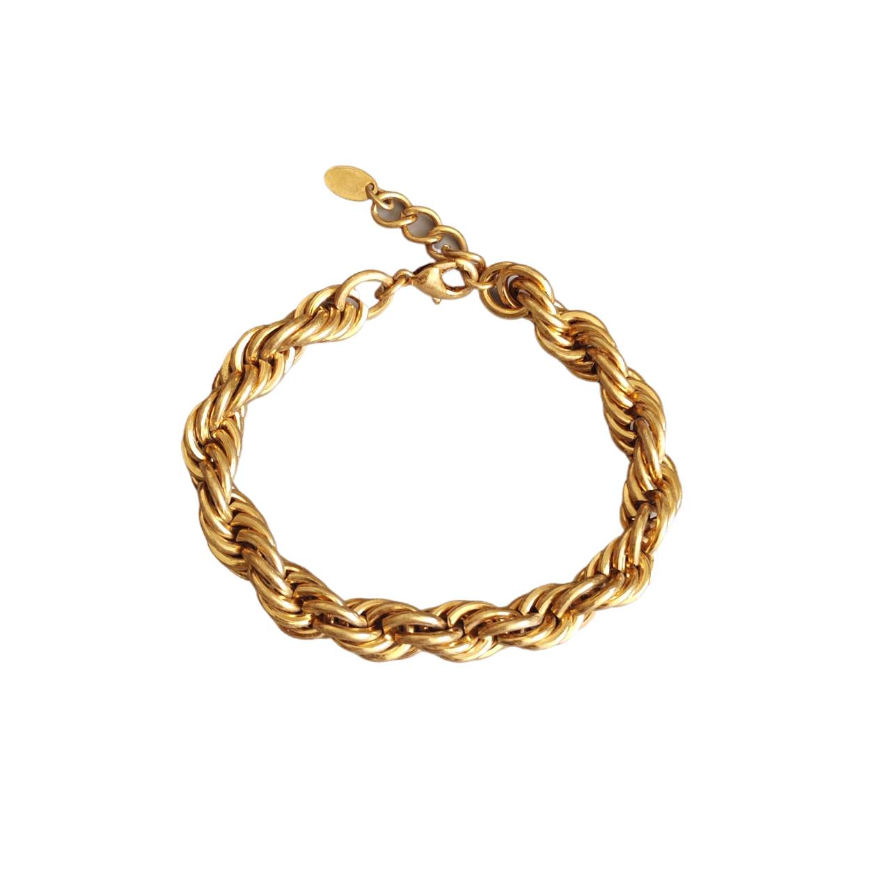 European and American exaggerated Z, home texture, fashion trendy temperament, street shooting medium metal bracelet hip -hap wind accessories