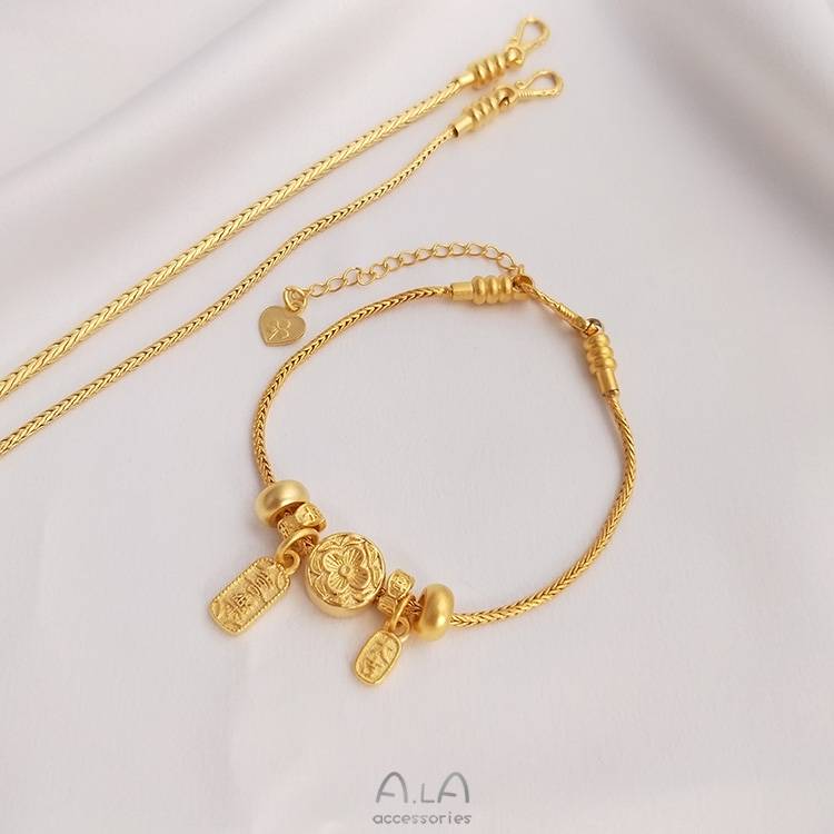 Strong color guarantee Vietnamese Shajin multi -energy bracelet extension chain can regulate DIY string transfer large hole pearl pendant bracelet