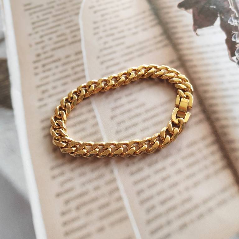 Jewelry European and American cold air heavy work exaggerated chain bracelets new wave fashion versatile jewelry