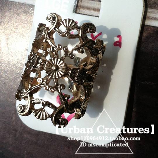 Tail single jewelry alloy jewelry European -style retro -style gold ring full free shipping