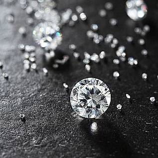 Luxury romantic ring High -quality diamond rings Men and women customize 1 carat 2 carat inlaid ring ~