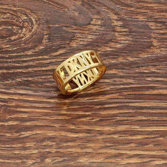 European and American original single brand diamond plating real gold vacation photography banquet party different personality ring ring