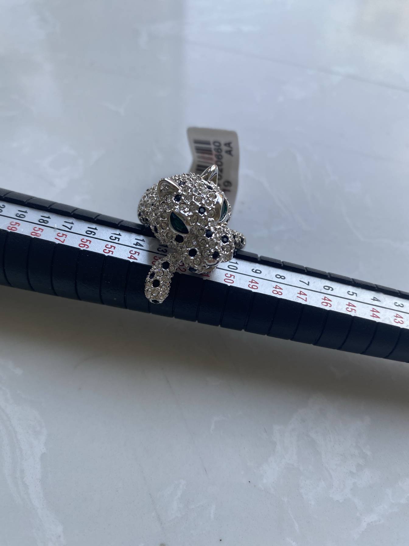 Qingdao Middle Audi Beauty Tripping Leopard Ring 4.12