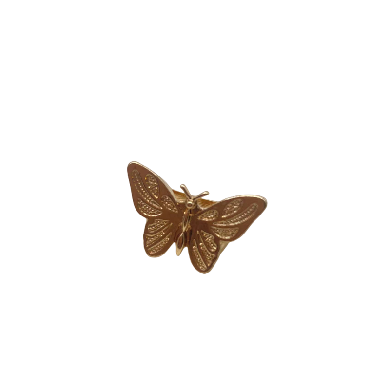 Qingdao jewelry European and American high -quality inspiration INS wind retro butterfly geometric all -round simple ring fingers ring female