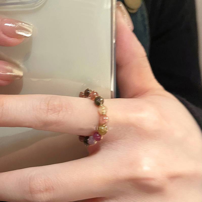 Retro tail ring opening index finger ring women's exquisite and unique cold air ring girls niche design advanced sensor ring